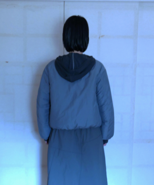 CHAMASPORTSLAB(チャマ スポーツラボ)の「CSL_Ongi Puffer Jacket_Blue(ダウンジャケット/コート・レディース・ブルー・FREE)」の4枚目の写真