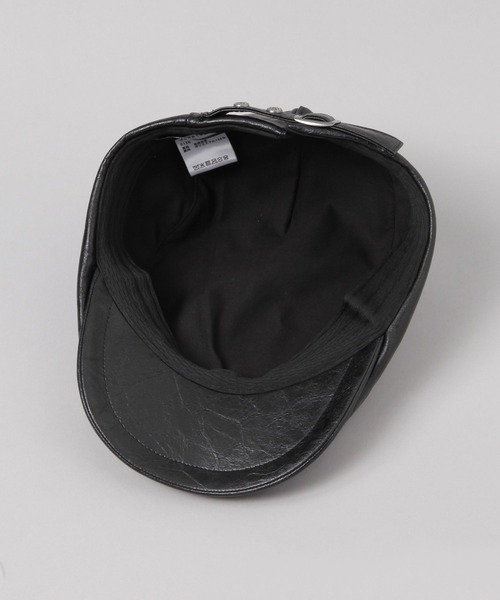 JEANASIS（ジーナシス）の「フェイクレザーハンチング/639518（ハンチング/ベレー帽・レディース・ブラック/ブラウン・FREE）」の6枚目の写真