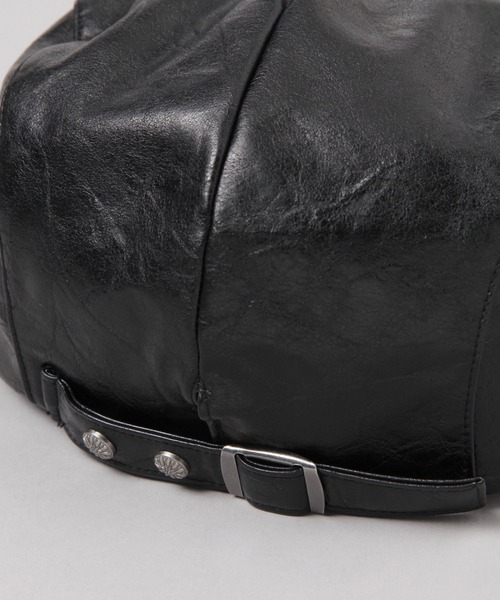 JEANASIS（ジーナシス）の「フェイクレザーハンチング/639518（ハンチング/ベレー帽・レディース・ブラック/ブラウン・FREE）」の8枚目の写真