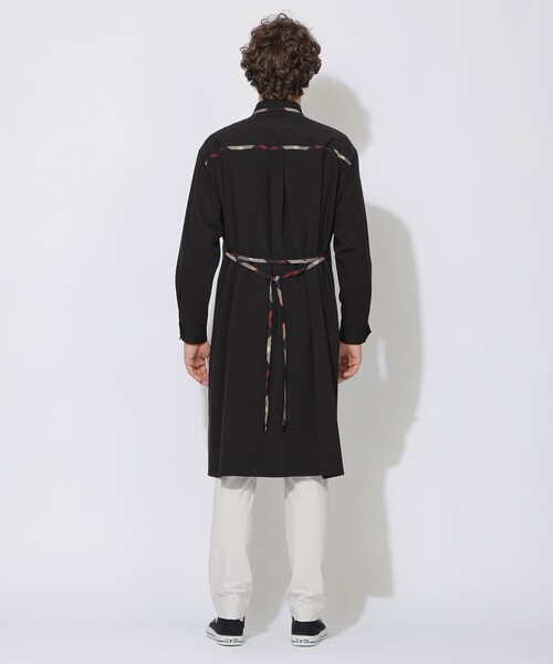 CB CRESTBRIDGE(シービークレストブリッジ)の「クレストブリッジチェックトリムシャツコート(シャツ/ブラウス・レディース・ブラック/ベージュ系その他5・1/3)」の7枚目の写真