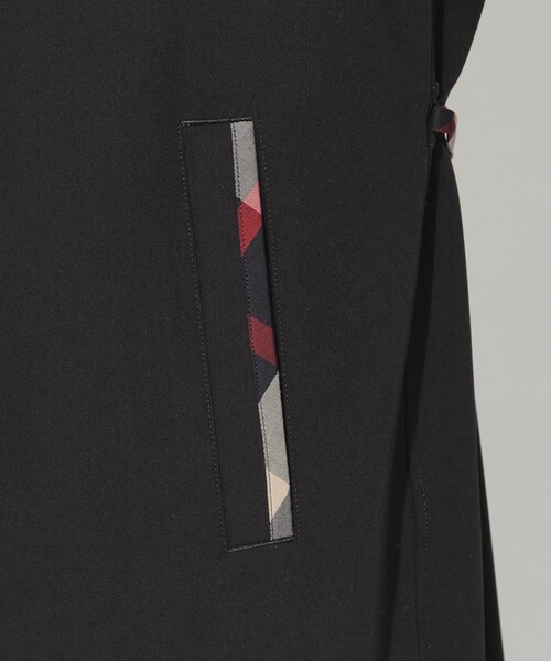 CB CRESTBRIDGE(シービークレストブリッジ)の「クレストブリッジチェックトリムシャツコート(シャツ/ブラウス・レディース・ブラック/ベージュ系その他5・1/3)」の9枚目の写真