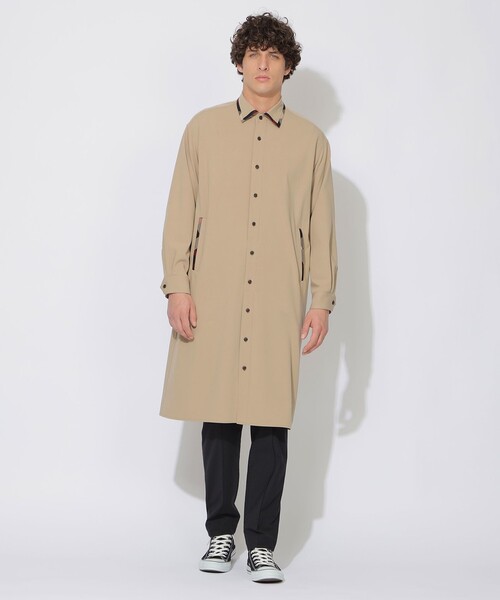 CB CRESTBRIDGE(シービークレストブリッジ)の「クレストブリッジチェックトリムシャツコート(シャツ/ブラウス・レディース・ブラック/ベージュ系その他5・1/3)」の14枚目の写真