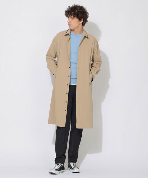 CB CRESTBRIDGE(シービークレストブリッジ)の「クレストブリッジチェックトリムシャツコート(シャツ/ブラウス・レディース・ブラック/ベージュ系その他5・1/3)」の16枚目の写真