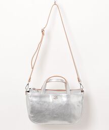 inter-chaussures | 【RIPANI】シャインシルバーレザー2WAYバッグ(Q66306)(ハンドバッグ)