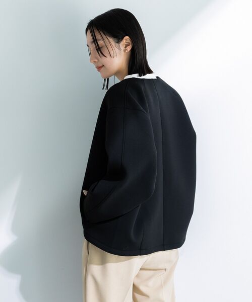 Green　Parks（グリーンパークス）の「ZIPカラーブルゾン（ブルゾン・レディース・ホワイト系その他2/ブラック・FREE）」の17枚目の写真