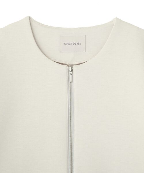 Green　Parks（グリーンパークス）の「ZIPカラーブルゾン（ブルゾン・レディース・ホワイト系その他2/ブラック・FREE）」の20枚目の写真