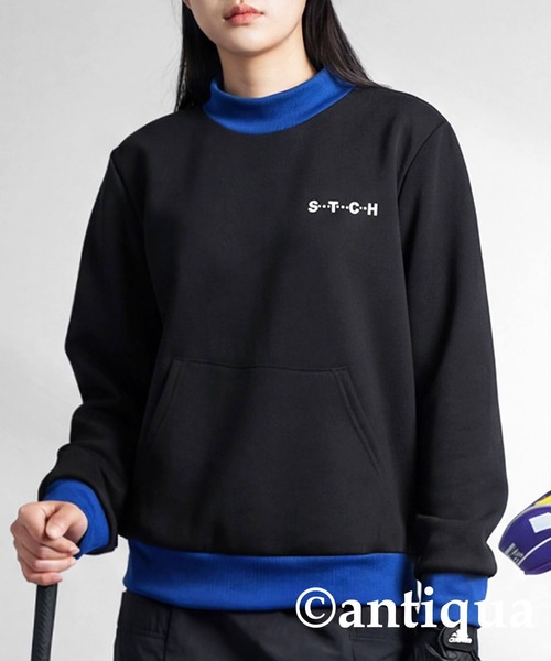 antiqua(アンティカ)の「【STCH】プルオーバー(Tシャツ/カットソー・レディース・ブラック/杢グレー/ネイビー・ONESIZE)」の1枚目の写真