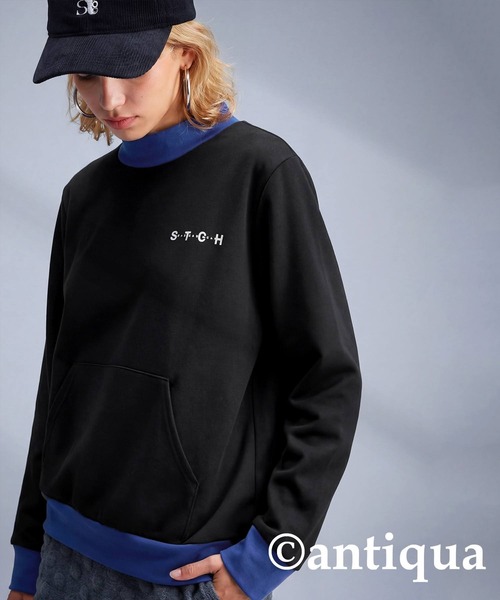 antiqua(アンティカ)の「【STCH】プルオーバー(Tシャツ/カットソー・レディース・ブラック/杢グレー/ネイビー・ONESIZE)」の5枚目の写真