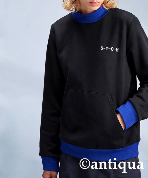 antiqua(アンティカ)の「【STCH】プルオーバー(Tシャツ/カットソー・レディース・ブラック/杢グレー/ネイビー・ONESIZE)」の7枚目の写真