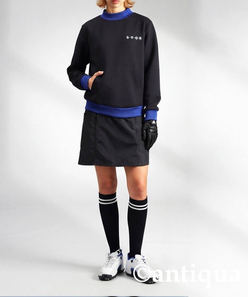 antiqua(アンティカ)の「【STCH】プルオーバー(Tシャツ/カットソー・レディース・ブラック/杢グレー/ネイビー・ONESIZE)」の8枚目の写真