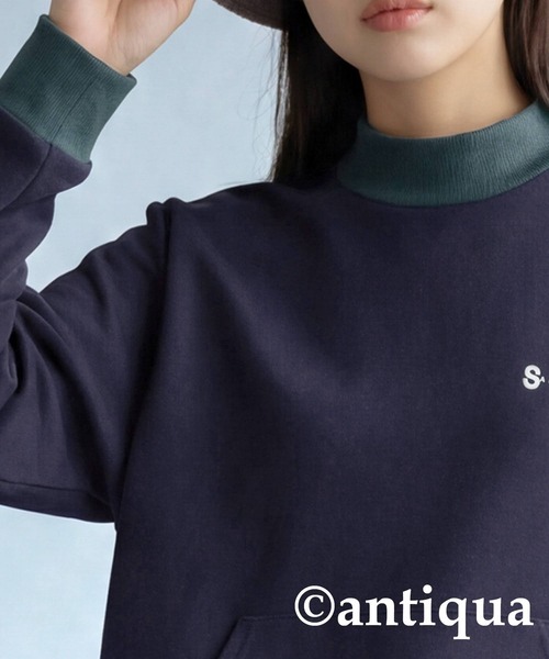 antiqua(アンティカ)の「【STCH】プルオーバー(Tシャツ/カットソー・レディース・ブラック/杢グレー/ネイビー・ONESIZE)」の15枚目の写真