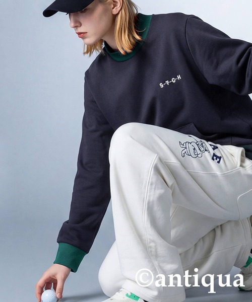 antiqua(アンティカ)の「【STCH】プルオーバー(Tシャツ/カットソー・レディース・ブラック/杢グレー/ネイビー・ONESIZE)」の16枚目の写真