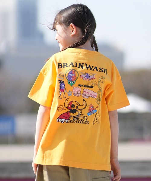 TOY MACHINE(トイ マシーン)の「TOY MACHINE/トイマシーン 26MS402-42 キッズ Tシャツ(Tシャツ/カットソー・キッズ・ブラック/オレンジ/ホワイト・130cm/150cm/160cm/140cm)」の3枚目の写真