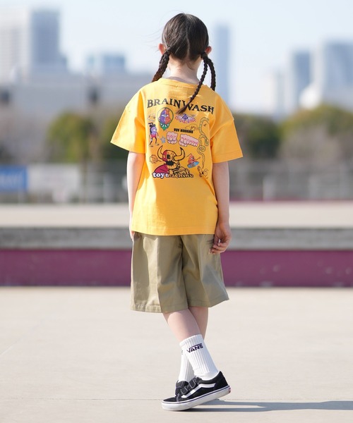 TOY MACHINE(トイ マシーン)の「TOY MACHINE/トイマシーン 26MS402-42 キッズ Tシャツ(Tシャツ/カットソー・キッズ・ブラック/オレンジ/ホワイト・130cm/150cm/160cm/140cm)」の16枚目の写真