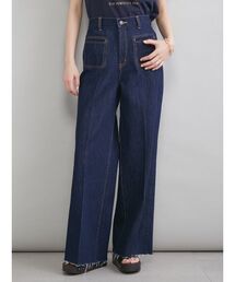 Mila Owen | 玉縁ポケットセミフレアデニムパンツ(デニムパンツ)