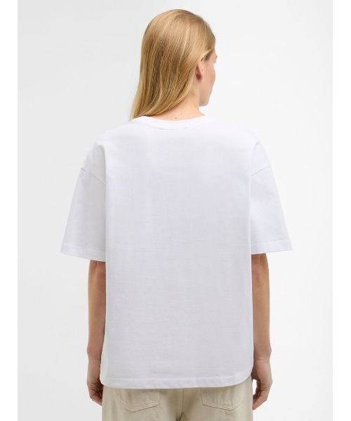 Barbour(バブアー)の「Melody グラフィックTシャツ(レディース)(Tシャツ/カットソー・レディース・ホワイト/ピンク・8/10)」の5枚目の写真