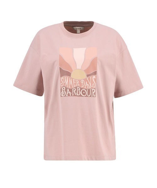 Barbour(バブアー)の「Melody グラフィックTシャツ(レディース)(Tシャツ/カットソー・レディース・ホワイト/ピンク・8/10)」の13枚目の写真