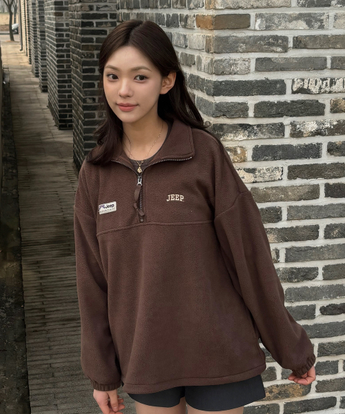 JEEP(ジープ)の「エッセンシャルスモールロゴハーフジップフリース (JR5TSF192BR)(その他アウター・レディース・その他・X-SMALL/SMALL/MEDIUM/LARGE)」の7枚目の写真