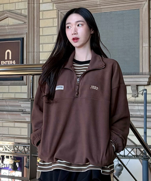JEEP(ジープ)の「エッセンシャルスモールロゴハーフジップフリース (JR5TSF192BR)(その他アウター・レディース・その他・X-SMALL/SMALL/MEDIUM/LARGE)」の8枚目の写真