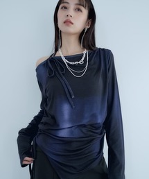 HARE | ワンショルドレープT(HARE)(Tシャツ/カットソー)