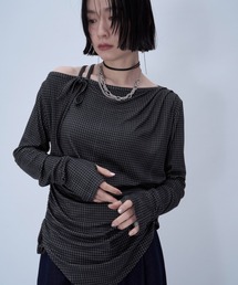 HARE | ワンショルドレープT(HARE)(Tシャツ/カットソー)