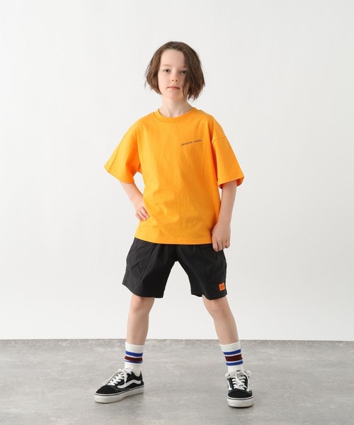 GLOBAL WORK（グローバルワーク）の「UNIVERSAL OVERALL/Windy.jrTシャツ/635364（Tシャツ/カットソー・キッズ・ホワイト/オレンジ系その他4/グリーン系その他4・SMALL/LARGE/MEDIUM）」の7枚目の写真