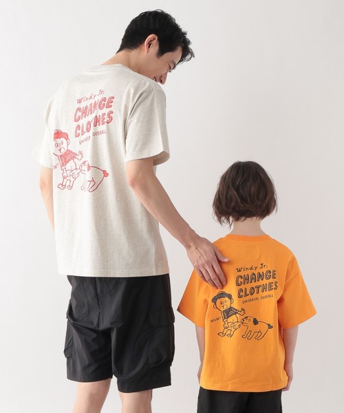 GLOBAL WORK（グローバルワーク）の「UNIVERSAL OVERALL/Windy.jrTシャツ/635364（Tシャツ/カットソー・キッズ・ホワイト/オレンジ系その他4/グリーン系その他4・SMALL/LARGE/MEDIUM）」の18枚目の写真