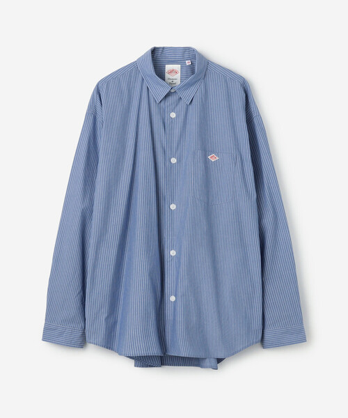 DANTON（ダントン）の「DANTON | レギュラーカラー 長袖ワークシャツ MEN（シャツ/ブラウス・メンズ・ブルー系その他/グレー系その他/ホワイト系その他・40/42/44）」の3枚目の写真