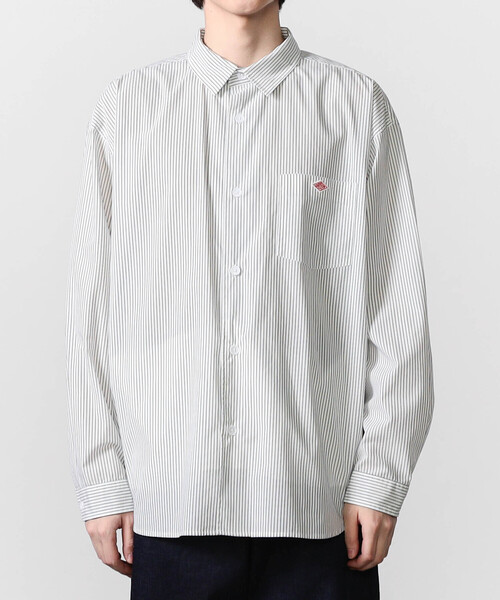 DANTON（ダントン）の「DANTON | レギュラーカラー 長袖ワークシャツ MEN（シャツ/ブラウス・メンズ・ブルー系その他/グレー系その他/ホワイト系その他・40/42/44）」の14枚目の写真