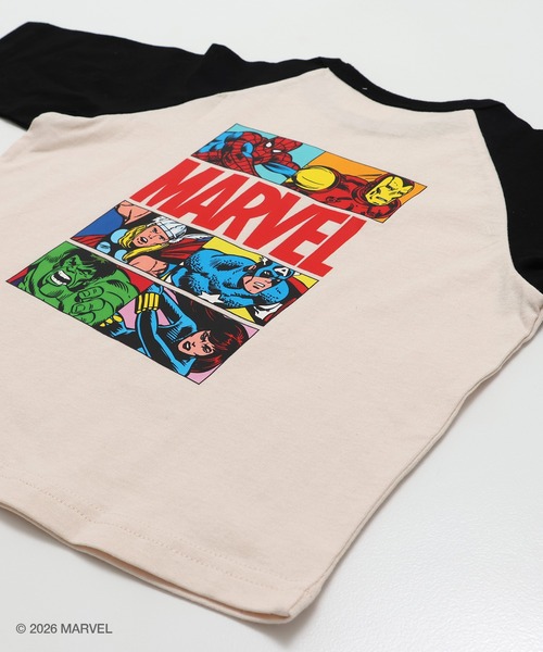 MARVEL（マーベル）の「〈マーベル〉半袖Tシャツ（Tシャツ/カットソー・キッズ・オートミール/クリーム/ブラック/チャコールグレー・100cm/140cm/130cm/120cm/110cm）」の12枚目の写真