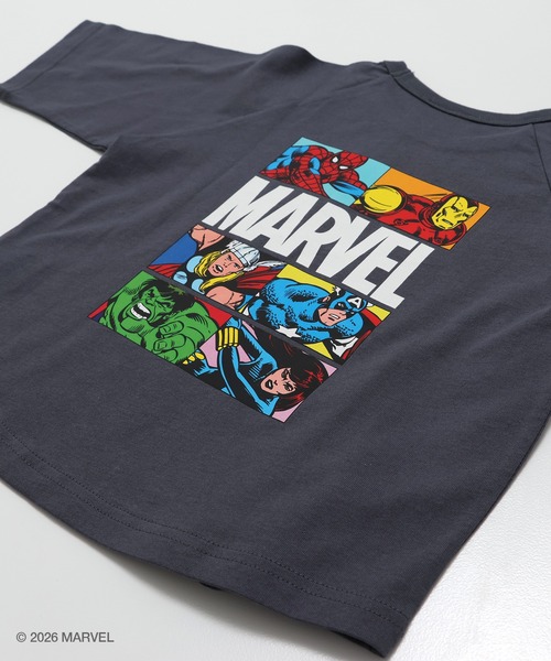 MARVEL（マーベル）の「〈マーベル〉半袖Tシャツ（Tシャツ/カットソー・キッズ・オートミール/クリーム/ブラック/チャコールグレー・100cm/140cm/130cm/120cm/110cm）」の14枚目の写真