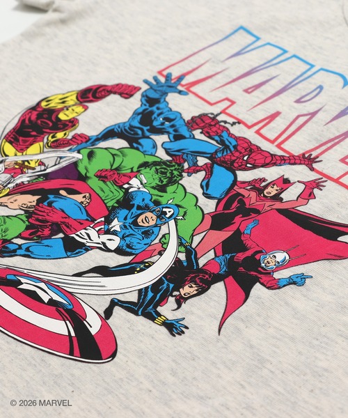 MARVEL（マーベル）の「〈マーベル〉半袖Tシャツ（Tシャツ/カットソー・キッズ・オートミール/クリーム/ブラック/チャコールグレー・100cm/140cm/130cm/120cm/110cm）」の18枚目の写真
