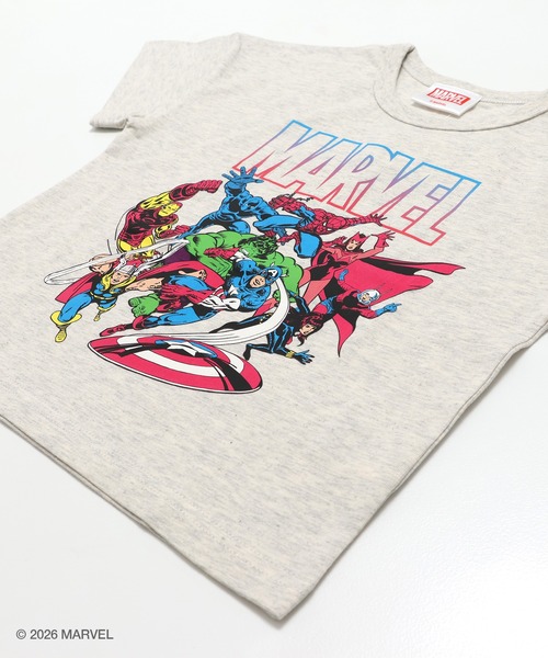 MARVEL（マーベル）の「〈マーベル〉半袖Tシャツ（Tシャツ/カットソー・キッズ・オートミール/クリーム/ブラック/チャコールグレー・100cm/140cm/130cm/120cm/110cm）」の21枚目の写真