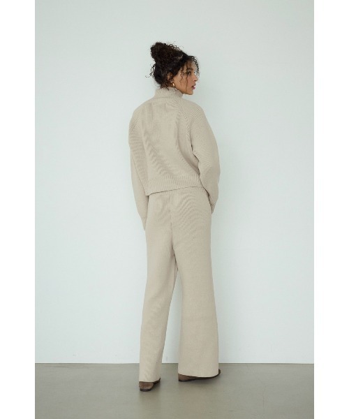 ALEXIA STAM（アリシアスタン）の「Front Pocket Knit Pants /ポケットニットパンツ（その他パンツ・レディース・グレー/ネイビー・S/M）」の9枚目の写真