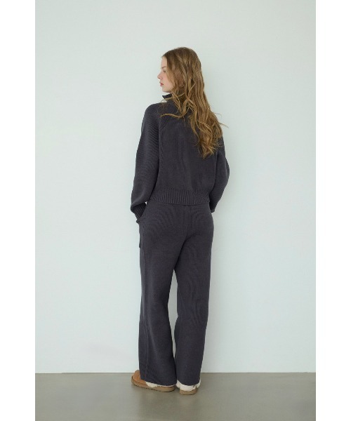 ALEXIA STAM（アリシアスタン）の「Front Pocket Knit Pants /ポケットニットパンツ（その他パンツ・レディース・グレー/ネイビー・S/M）」の12枚目の写真