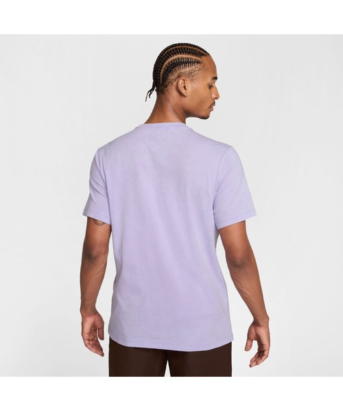 NIKE（ナイキ）の「NIKE/ナイキ M NSW TEE CLUB SSNL WASH（Tシャツ/カットソー・メンズ・パープル・2XL/L/M/S/XL）」の2枚目の写真