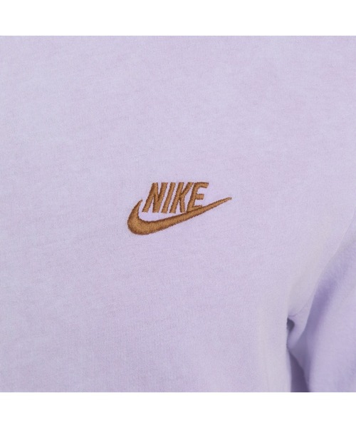 NIKE（ナイキ）の「NIKE/ナイキ M NSW TEE CLUB SSNL WASH（Tシャツ/カットソー・メンズ・パープル・2XL/L/M/S/XL）」の4枚目の写真