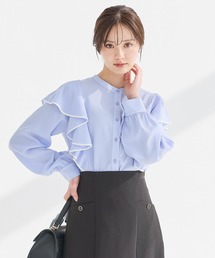 Andemiu（アンデミュウ）の「【前後2WAY】フリルブラウス656547（シャツ/ブラウス）」