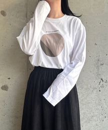 デザインカラーロンT/長袖Tシャツ