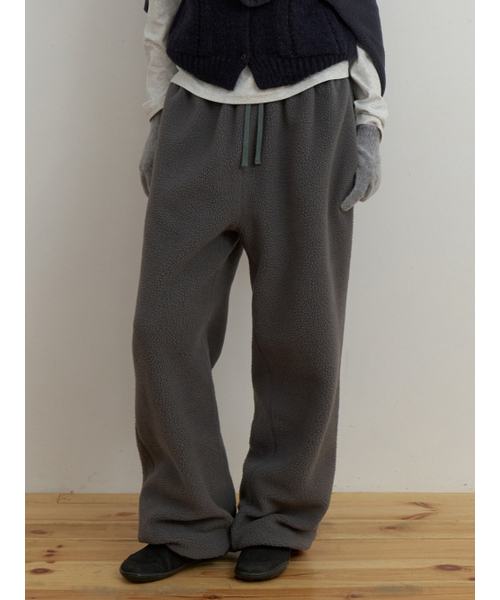 THEMITTEN(ザ・ミトン)の「Sog fleece sweat pants (charcoal)(スウェットパンツ・レディース・その他・FREE)」の1枚目の写真