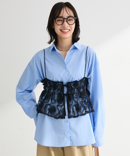 ライフズレースビスチェ 人気完売商品 新品 洗える】ケミカルレースビスチェ（73002662） | Liliane Burty