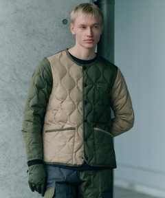 ブランド古着】キルティングコート UPCYCLED FLIGHT KIMONO JACKET