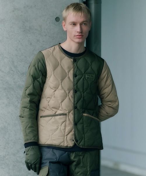 GRIP SWANY(グリップスワニー)の「【TAION-GRIPSWANY-JK01】 TAION X GRIP SWANY DOWN JACKET(ダウンジャケット/コート・メンズ・オリーブ系/ブラック/マルチ/ベージュ系その他・M/L/XL/XXL)」の1枚目の写真