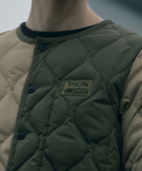 GRIP SWANY(グリップスワニー)の「【TAION-GRIPSWANY-JK01】 TAION X GRIP SWANY DOWN JACKET(ダウンジャケット/コート・メンズ・オリーブ系/ブラック/マルチ/ベージュ系その他・M/L/XL/XXL)」の11枚目の写真