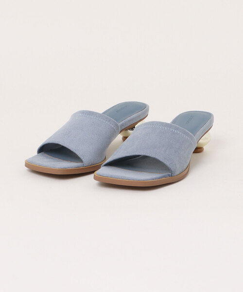 dazzlin（ダズリン）の「【ル・ベルニ】Metal heel sandals（サンダル・レディース・ブルー/ブラウン/ブラック・23.5/24.5）」の3枚目の写真