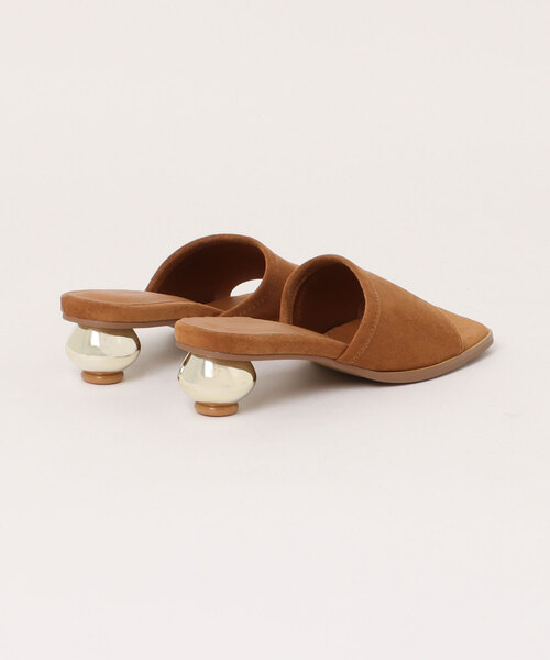 dazzlin（ダズリン）の「【ル・ベルニ】Metal heel sandals（サンダル・レディース・ブルー/ブラウン/ブラック・23.5/24.5）」の4枚目の写真