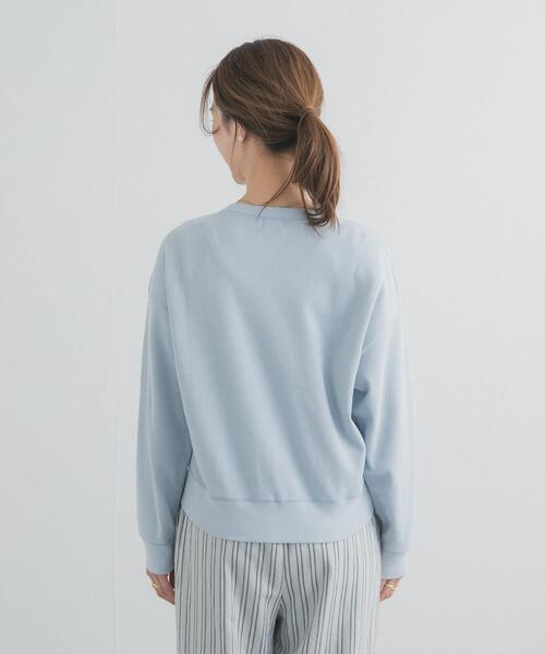 URBAN RESEARCH DOORS（アーバンリサーチドアーズ）の「ライトタックフライスカーディガン（カーディガン/ボレロ・レディース・ナチュラル/チャコールグレー/ライトブルー・FREE）」の11枚目の写真