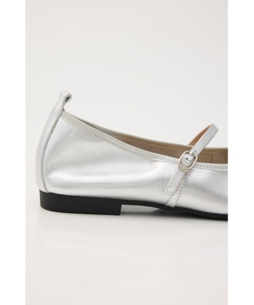 STACCATO（スタッカート）の「クロスリボンメリージェーンフラット（バレエシューズ・レディース・シルバー/ブラック・24cm/23.5cm/23cm/22.5cm/24.5cm）」の18枚目の写真