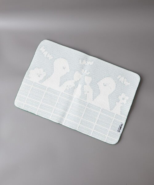 BIRTHDAY BAR（バースデイバー）の「【クリエイター「FLINT MASON」× BIRTHDAY BAR 初コラボ！】POTLUCK PASTA PARTYフロアマット（ラグ/マット・レディース・グリーン・0）」の5枚目の写真