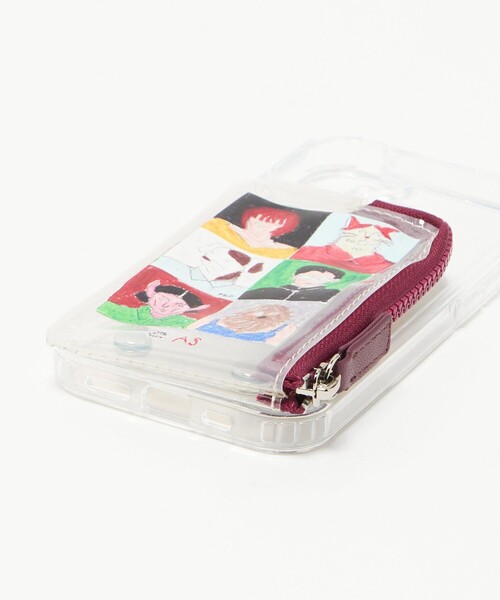 A SCENE(エーシーン)の「<A SCENE×CONVENIENCE YOUNG>PVC クリア ケース 17(スマホケース/カバー・レディース・イエロー/ワイン・FREE)」の6枚目の写真